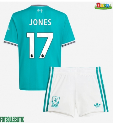 Liverpool Curtis Jones #17 Tredjeställ Barn 2025-26 Kortärmad (+ Korta byxor)